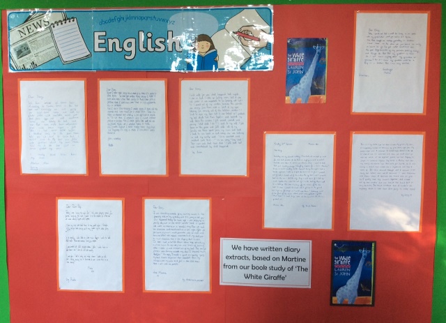 Year 5 pupils' diary extracts